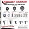 Service Caster 4 Inch Semi Steel Wheel Swivel 34 Inch Threaded Stem Caster Service Caster SCC-TS20S415-SSR-34212 - alternate 3